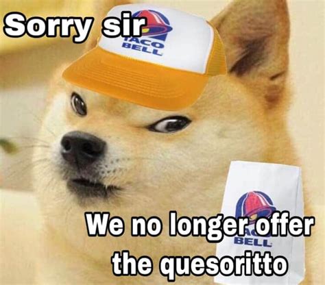 At Le Taco Bell Ironic Doge Memes Know Your Meme