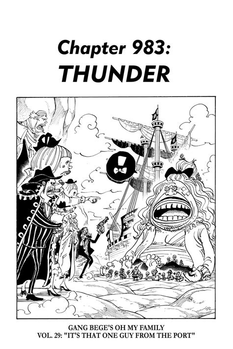One Piece Chapter 983 Tcb Scans