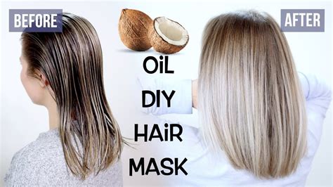 I use coconut oil straight after washing my hair, my hair is long so i use a tsp and apply it but staying away from my roots, once a month i do a full hair treatment with the oil wrap up my hair and leave it overnight. DIY Coconut Oil Hair Mask Tips & Tricks - YouTube