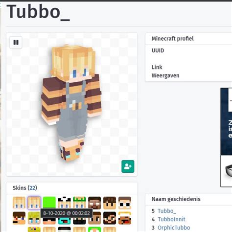 Tubbo Minecraft Skin Face Large Database Of Minecraft Skinssearch
