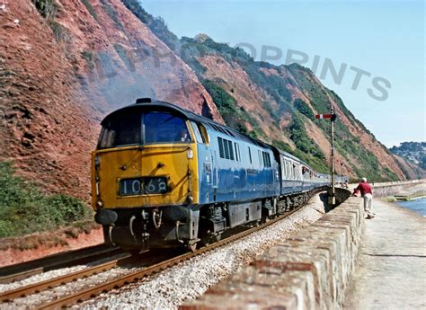 Rail Photoprints Class 52 1068 Y Teignmouth 060876 Gs560