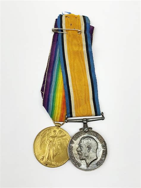 Ww1 Pair Of Medals Comprising British War Medal And Victory Medal