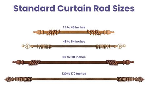 Standard Curtain Rod Sizes Complete Guide