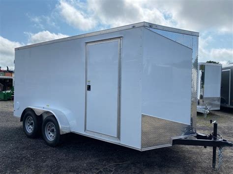 2024 Fast Cargo 7x14 Enclosed 7k Cargo Trailer Wdouble Barn Doors