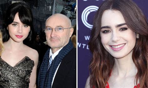 Lily Collins Has A New View Of Her Father Former Genesis Star Phil