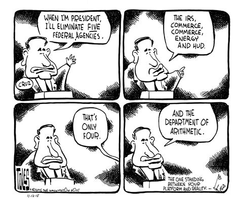 Thursdays Cartoon Ted Cruz Counts On Cutting These Departments The Washington Post
