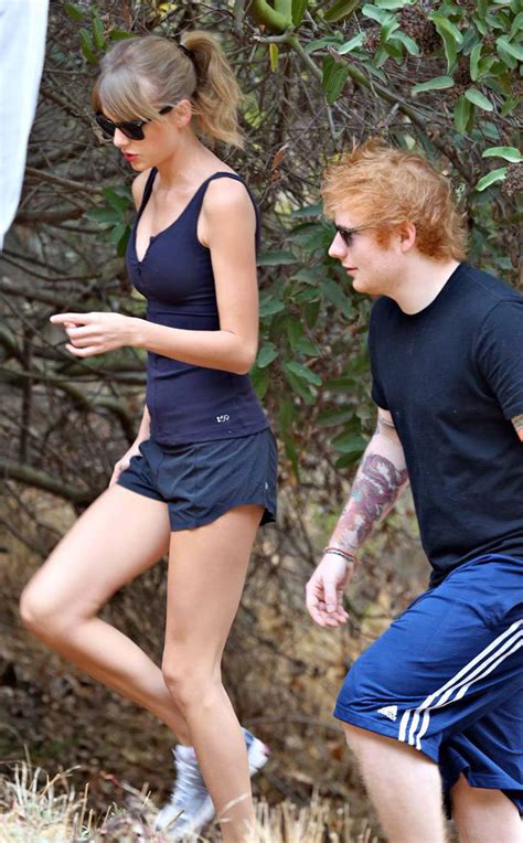 Taylor Swift Shows Off Her Legs In Tiny Shorts While Hiking With Ed