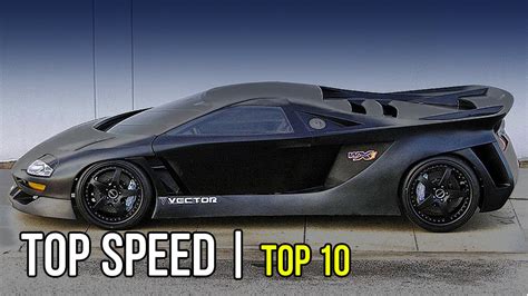 Top 10 Fastest Cars In The World Youtube