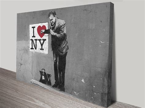 Banksy Love New York Artwork On Canvas