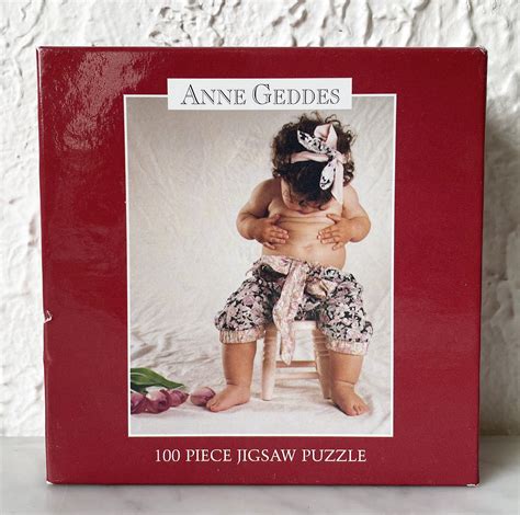 Jigsaw Puzzles Anne Geddes Deluxe 3 Puzzle Set Babies And Flowers Ceaco