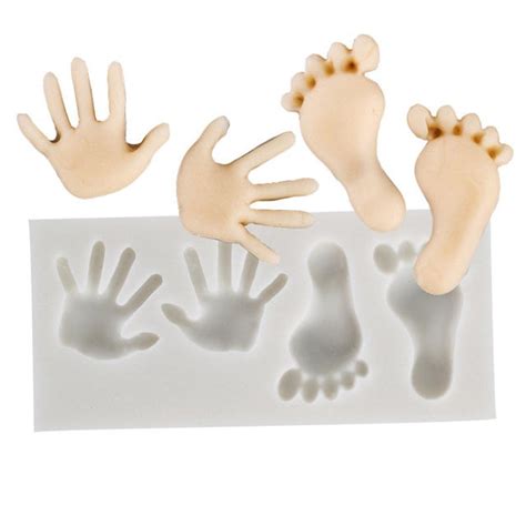 Baby Feet And Hands Silicone Mold Annettes Cake Supplies