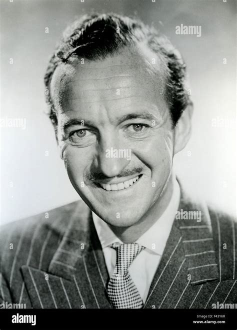 David Niven 1910 1983 English Actor About 1960 Stock Photo Alamy