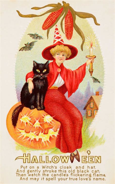 Vintage Halloween Cards From A Century Ago Vintage Halloween Cards