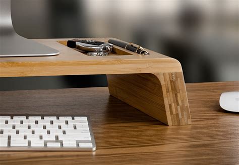 Laptop riser stand featured at alibaba.com are crafted by the most skilled craftsmen, while keeping both convenience and organization of your workspace at the forefront while designing. Wooden Bamboo Desk Organizer Imac Laptop Monitor Stand ...