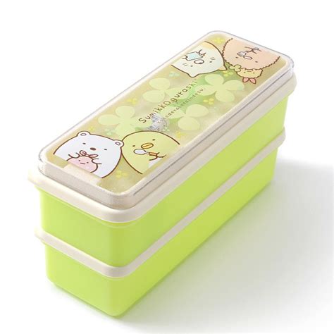 Sumikko Gurashi 2 Tier Mini Bento Box W Chopsticks Bento Box Bento Safe Box