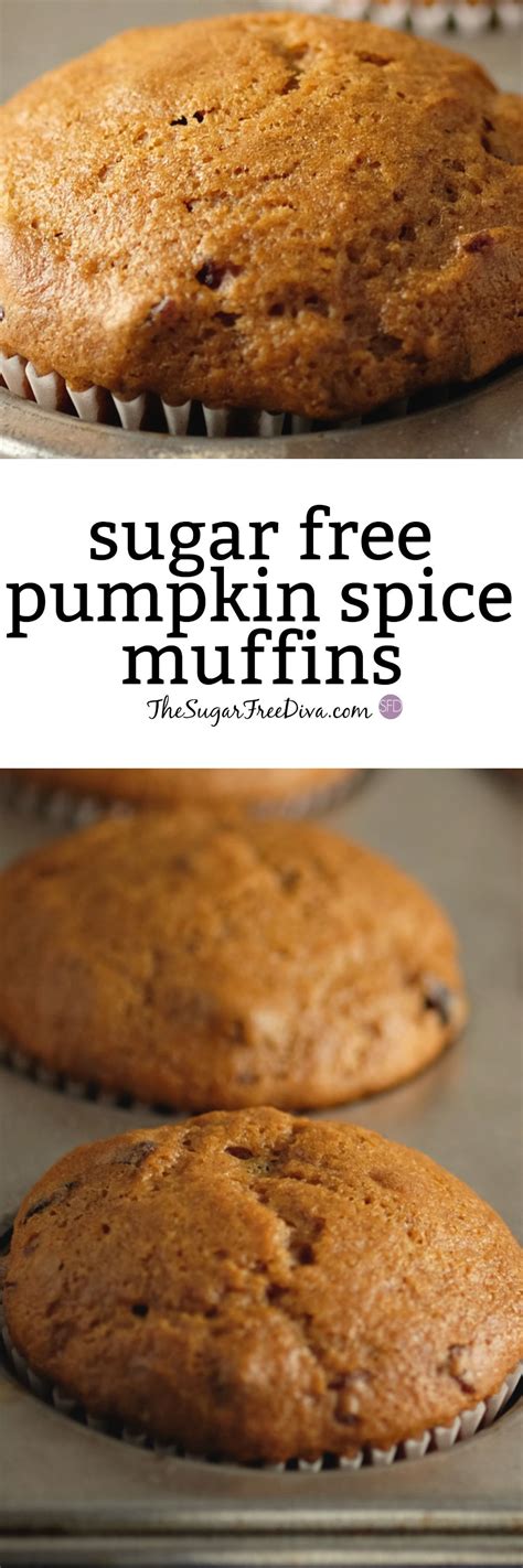 Allow the pumpkin to cool, scrape the flesh into a bowl, then measure out 4 cups. Sugar Free Pumpkin Spice Muffins- a perfect muffin recipe for breakfast or even for a snack ...