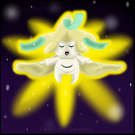 pokemon christmas star jirachi by charlot sweetie on deviantart