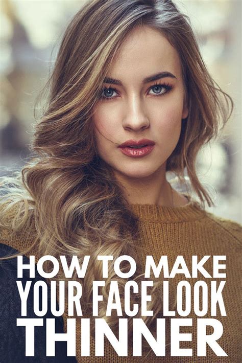Your guide to finding the perfect haircut for your face shape. 5 beauty tricks to make your face look thinner | Look ...