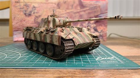 Panther Ausfd Wzimmerit Coating Plastic Model Tank Kit 135