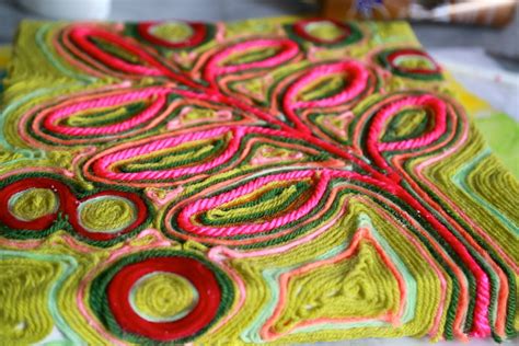 Show Details For Retro Yarn Art Yarn Art Yarn Huichol Art