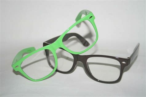 Unisex Geek Nerd Fake Eye Wear Clear Lens Glasses Fashion Accessories 7 Colours Glasses