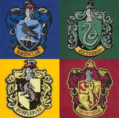 Gryffindor Ravenclaw Slytherin And Hufflepuff House Puzzle The