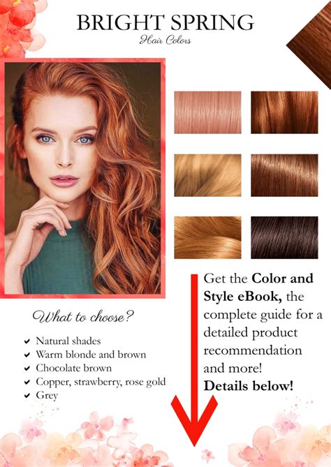 Bright Spring Color Palette And Wardrobe Guide Dream Wardrobe Spring Hair Color Bright