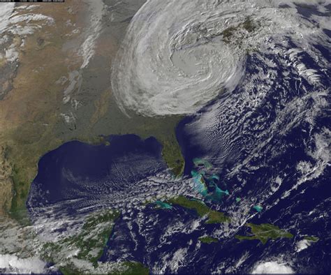 Mega Storm Sandy Seen Pummeling East Coast From Space Wired