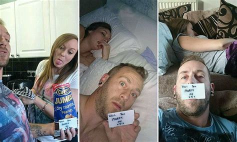 man takes 150 secret selfies begging his girlfriend to marry him best funny pictures meme