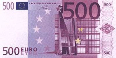 Reflektierende nummer in der unteren ecke. 500 Euro Scheine - Der 500 Euro Schein War In Der ...