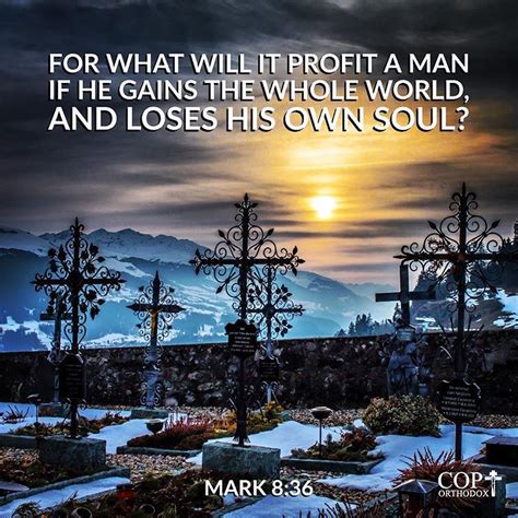 For What Will It Profit A Man If He Gains The Whole World And Loses