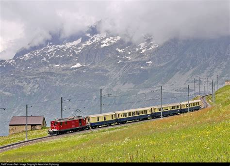 The Alpine Classic Pullmann Express Goes Down The Andermatt Grade With