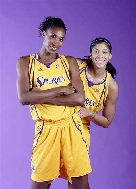 Lisa Leslie And Candace Parker Of The La Sparks Todd Bigelow Photography