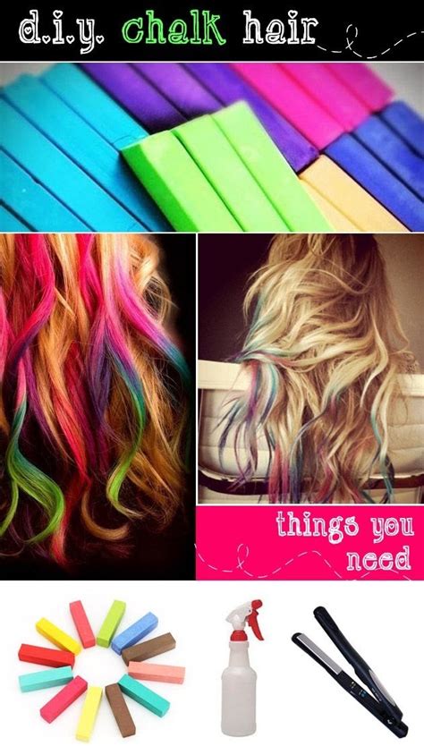 How To Chalk Dye Your Hair Hairchalking How To Beauty