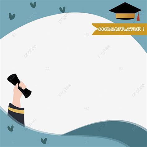 Congratulation Graduation Frame Social Media Border Twibbon Student