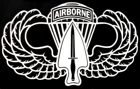 Special Operations Airborne Vinyl Decal Milvec