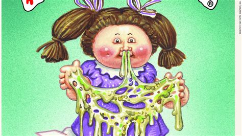 Garbage pail kids is a series of sticker trading cards produced by the topps company, originally released in 1985 and designed to parody the cabbage patch kids dolls, which were popular at the time. Remembering 'disgusting, rebellious' era of trading cards: 'Garbage Pail Kids' - CNN.com