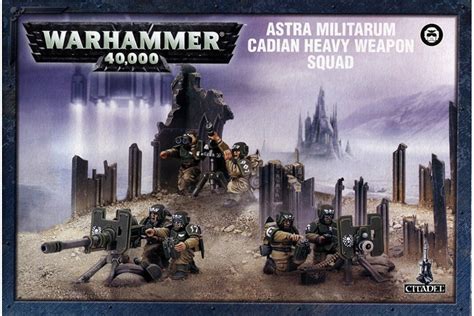 Warhammer 40000 Astra Militarum Cadian Heavy Weapon Squad Argosytoys