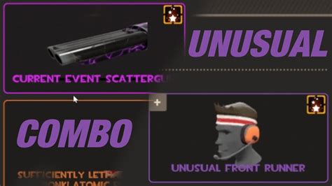 Tf2 Unusual Showcase Green Energy Front Runner And Isotope Current