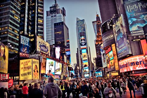 There's a major subway station there and it's easy to find a bus route through the area. Times Square New York - Travelling Moods