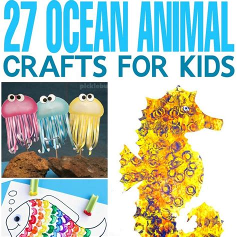 27 Ocean Animal Crafts For Kids Frugal Mom Eh