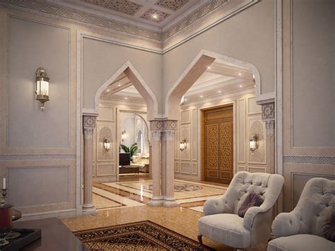 Islamic Interior Villa Qatar On Behance