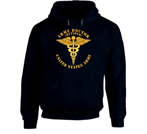 Army Army Doctor Retired Us Army V1 Hoodie