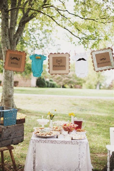 Outdoor Baby Shower Google Search Outdoor Baby Shower Mustache Baby Shower Baby Shower