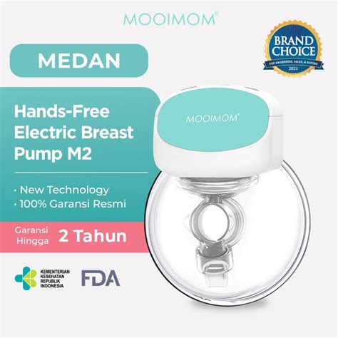 Jual Ready Stock Mooimom Hands Free Wireless Electric Breast Pump M Pompa Asi Elektrik