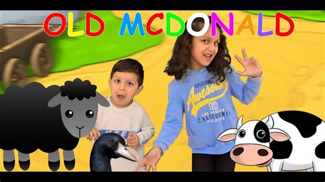 Old Macdonald Had A Farm Nursery Rhyme Kids Songs Youtube