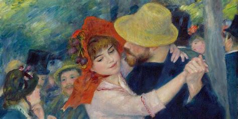 1883 Pierre Auguste Renoir Dance At Bougival Fashion History Timeline