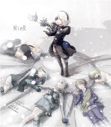 2b Kaine Emil Nier Yonah And 1 More Nier And 2 More Drawn By