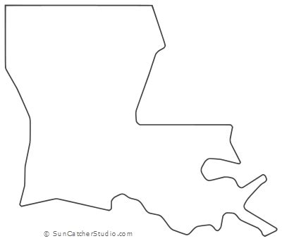 Louisiana Outline Png