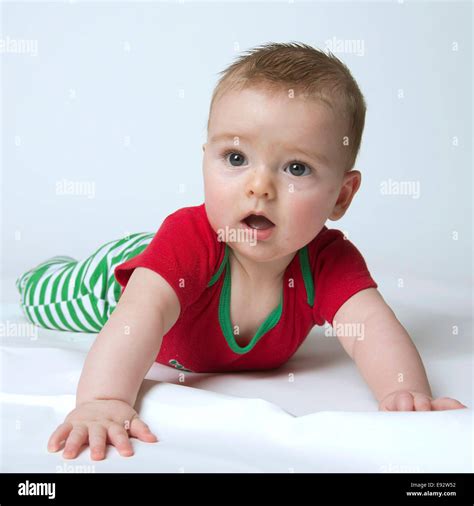 Cute Babies Wearing Red Hi Res Stock Photography And Images Alamy